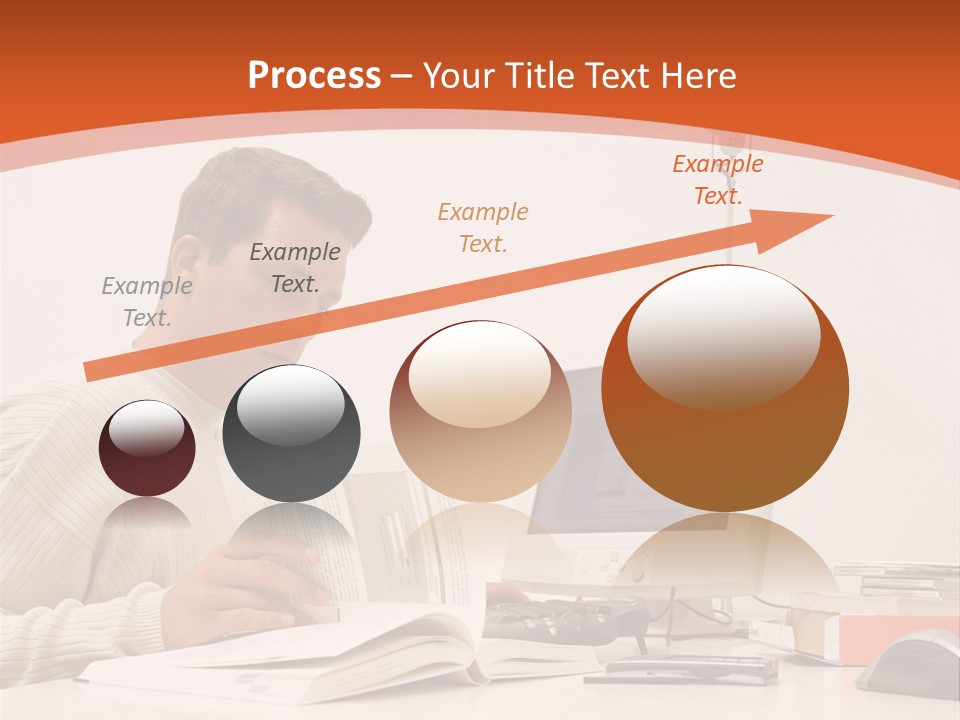 Stockphotograph Concentration Working PowerPoint Template