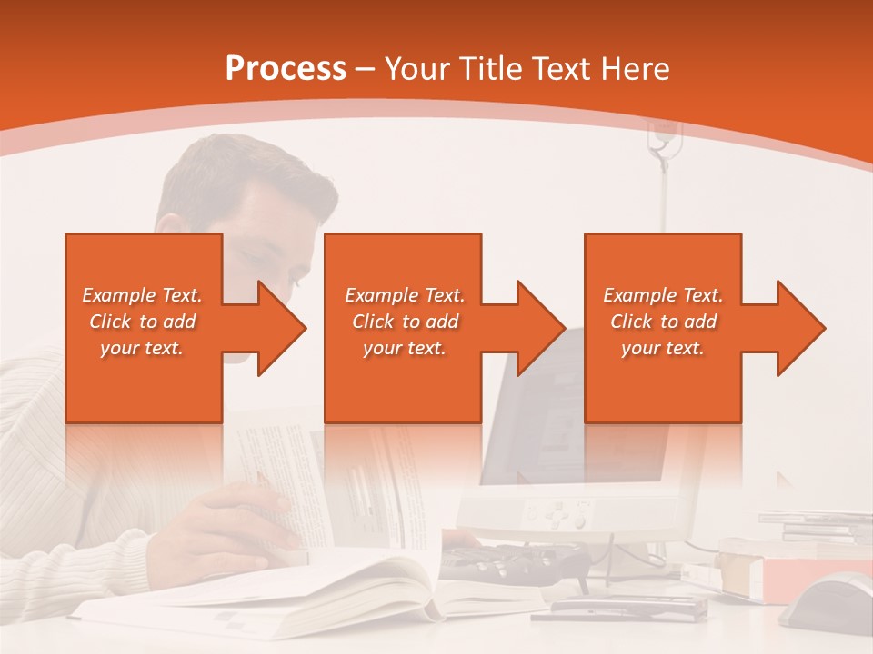 Stockphotograph Concentration Working PowerPoint Template