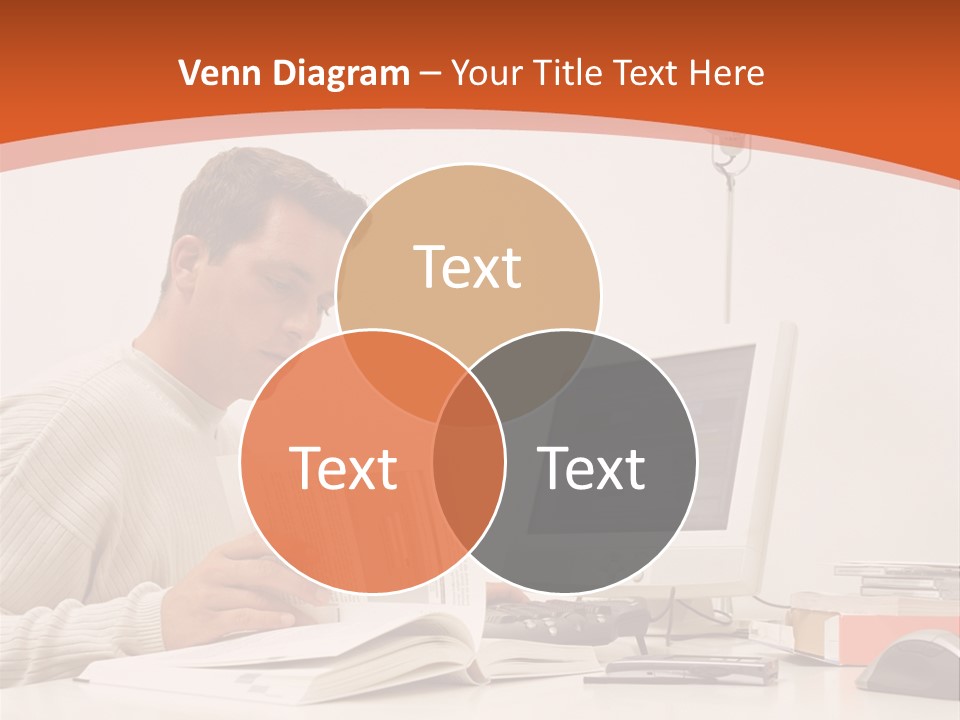 Stockphotograph Concentration Working PowerPoint Template