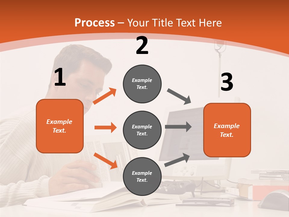 Stockphotograph Concentration Working PowerPoint Template