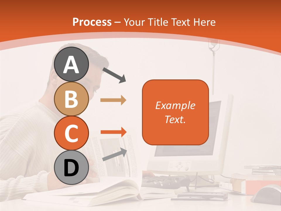 Stockphotograph Concentration Working PowerPoint Template