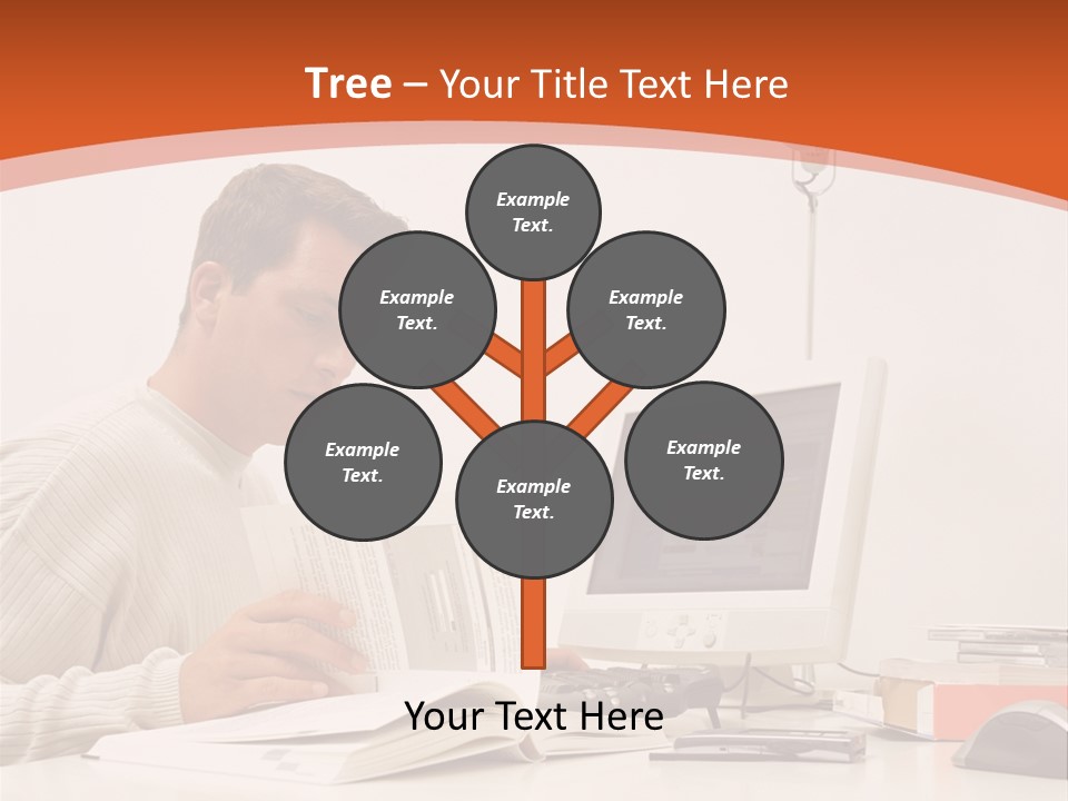 Stockphotograph Concentration Working PowerPoint Template