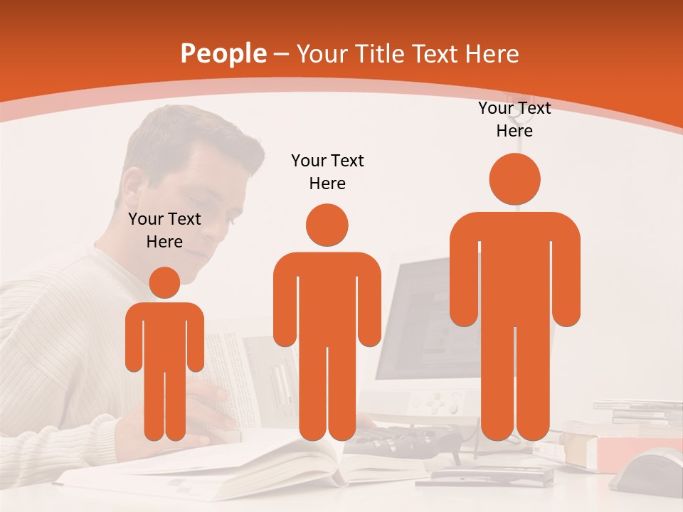 Stockphotograph Concentration Working PowerPoint Template