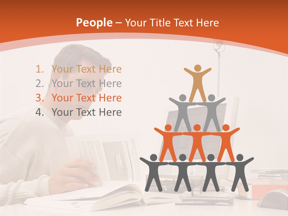 Stockphotograph Concentration Working PowerPoint Template