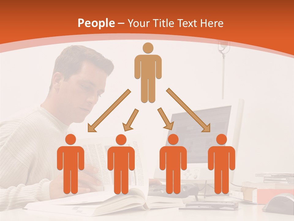 Stockphotograph Concentration Working PowerPoint Template