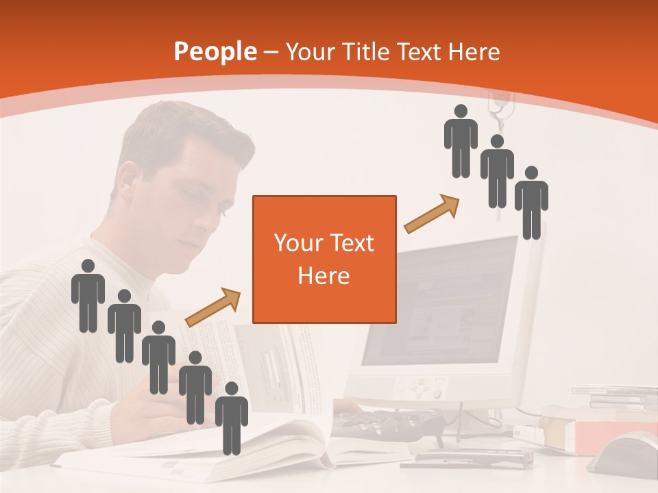 Stockphotograph Concentration Working PowerPoint Template