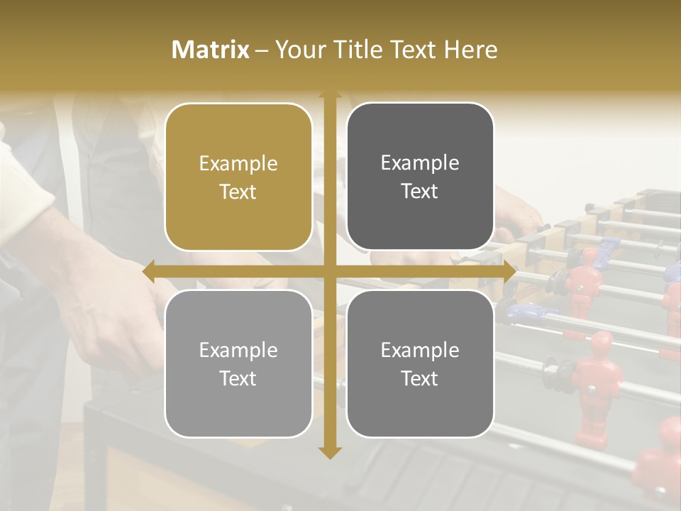 Positive Playing Wallmurals PowerPoint Template