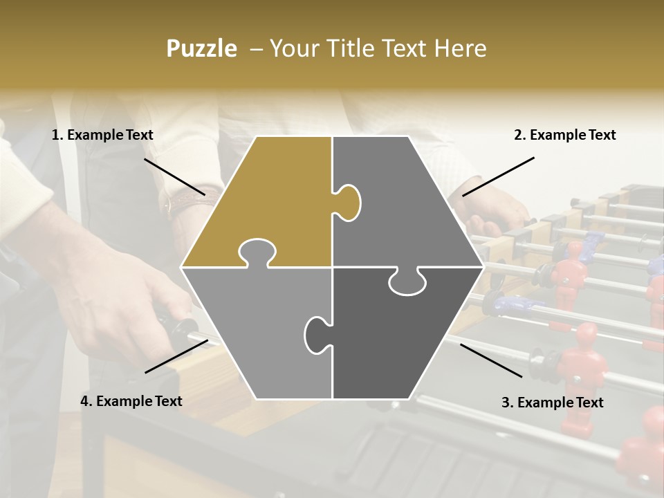 Positive Playing Wallmurals PowerPoint Template