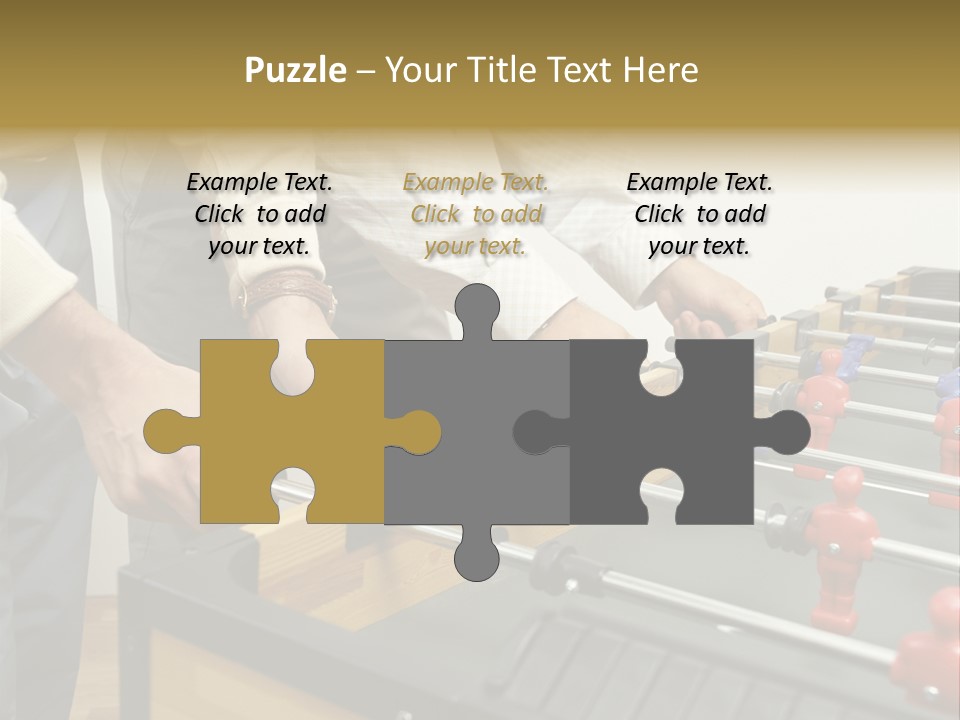 Positive Playing Wallmurals PowerPoint Template