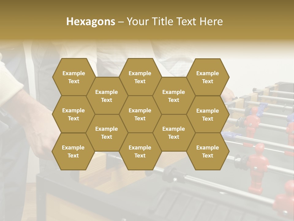 Positive Playing Wallmurals PowerPoint Template