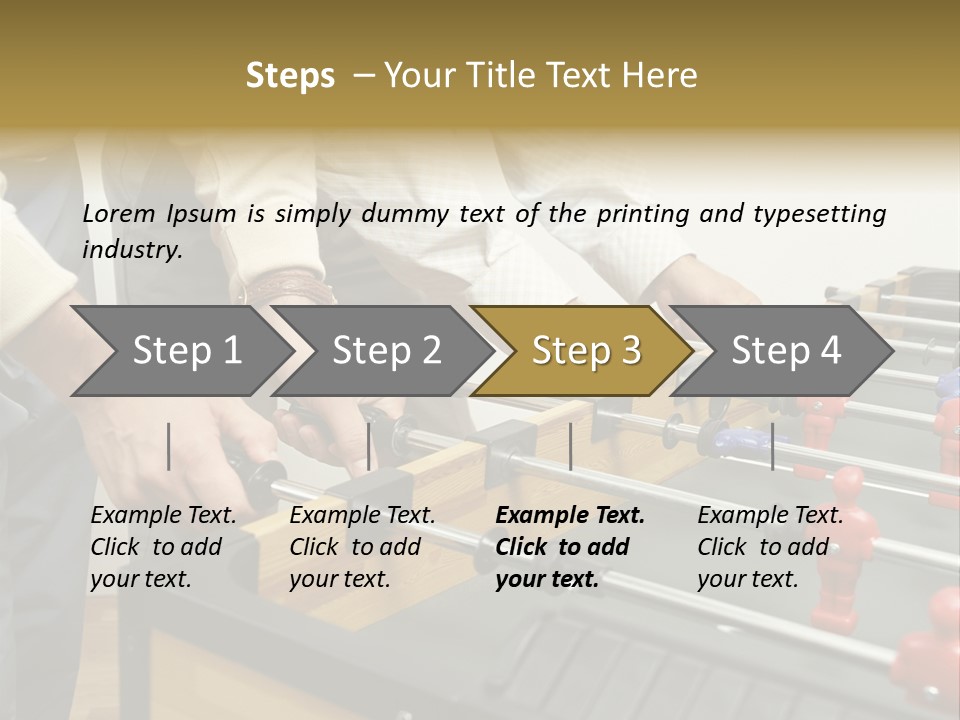 Positive Playing Wallmurals PowerPoint Template