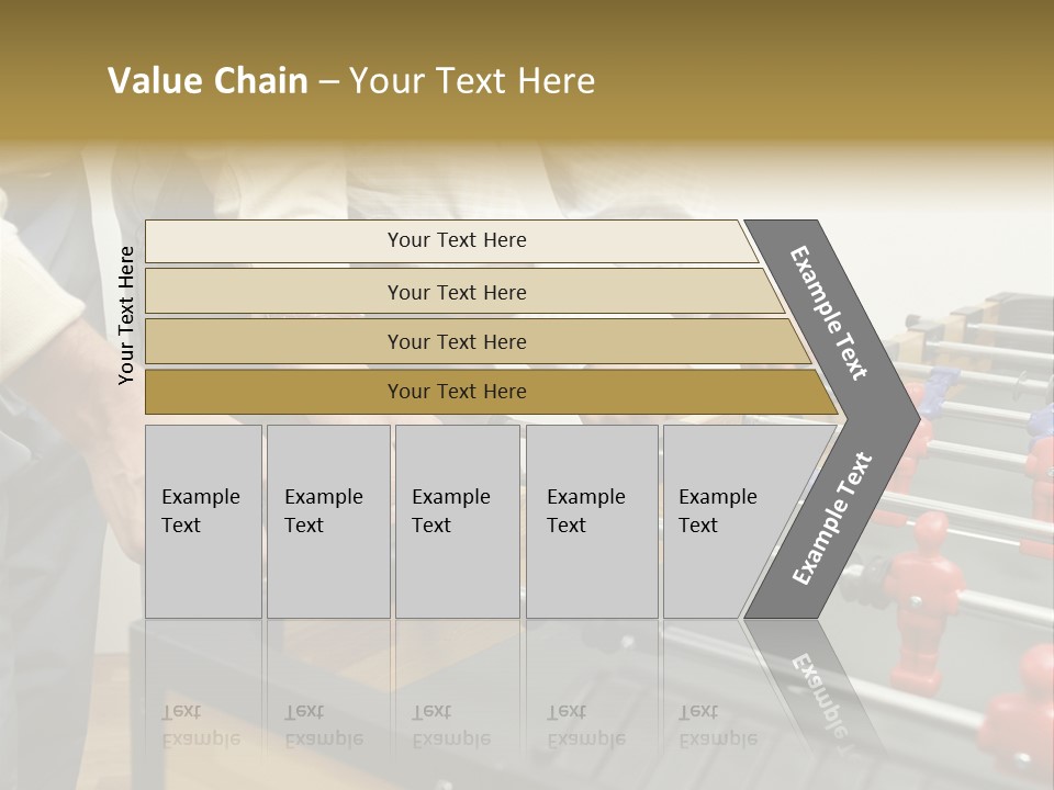 Positive Playing Wallmurals PowerPoint Template