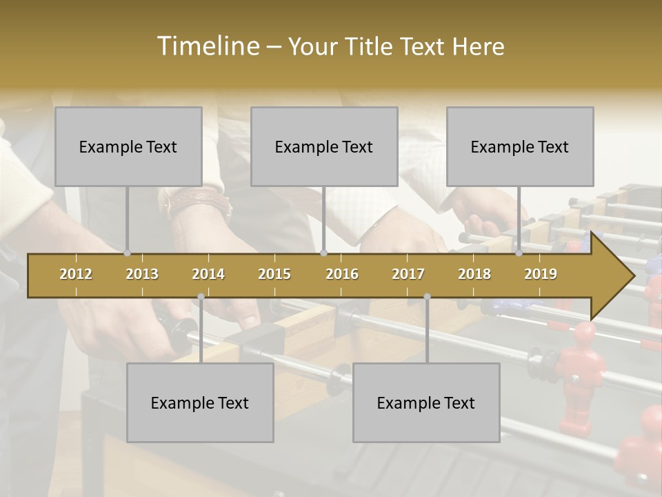 Positive Playing Wallmurals PowerPoint Template