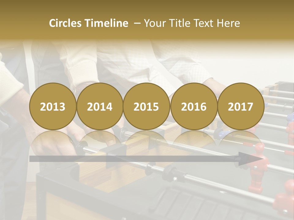 Positive Playing Wallmurals PowerPoint Template