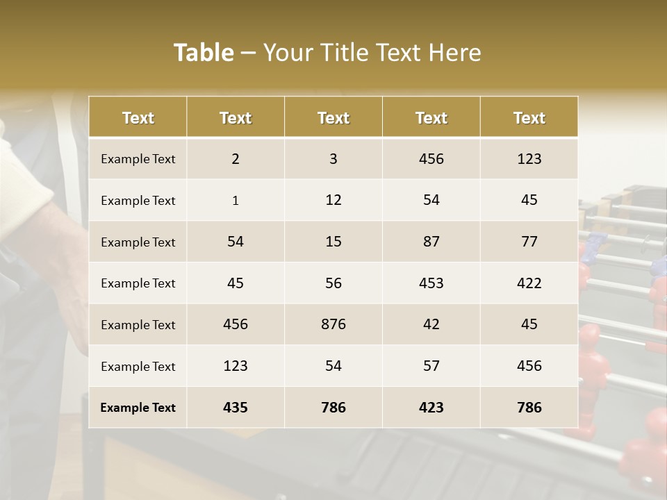 Positive Playing Wallmurals PowerPoint Template