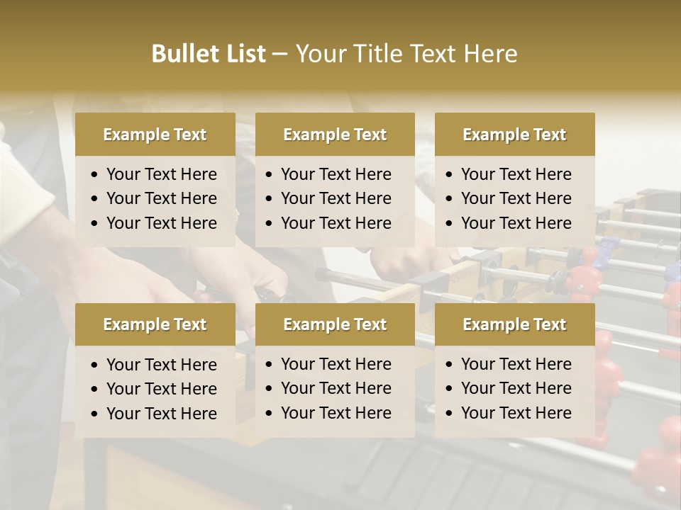 Positive Playing Wallmurals PowerPoint Template