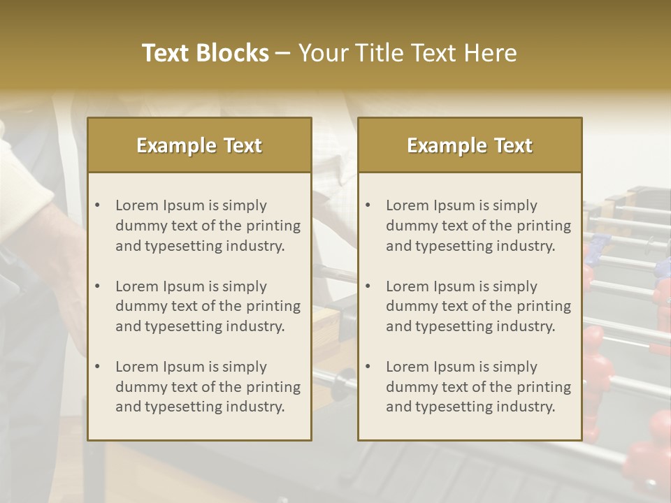 Positive Playing Wallmurals PowerPoint Template