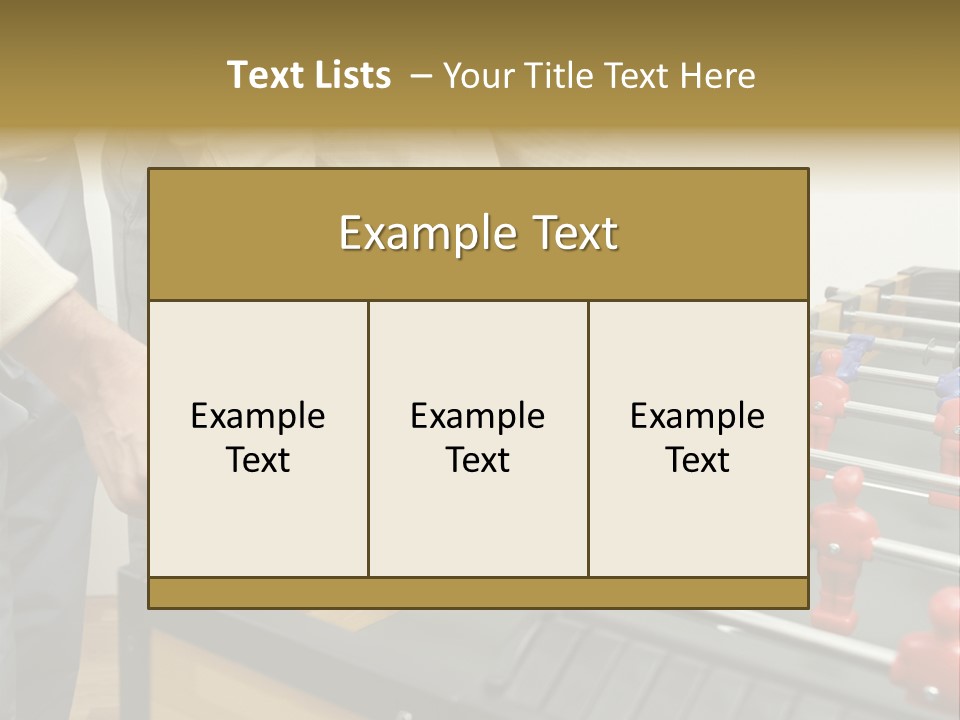 Positive Playing Wallmurals PowerPoint Template