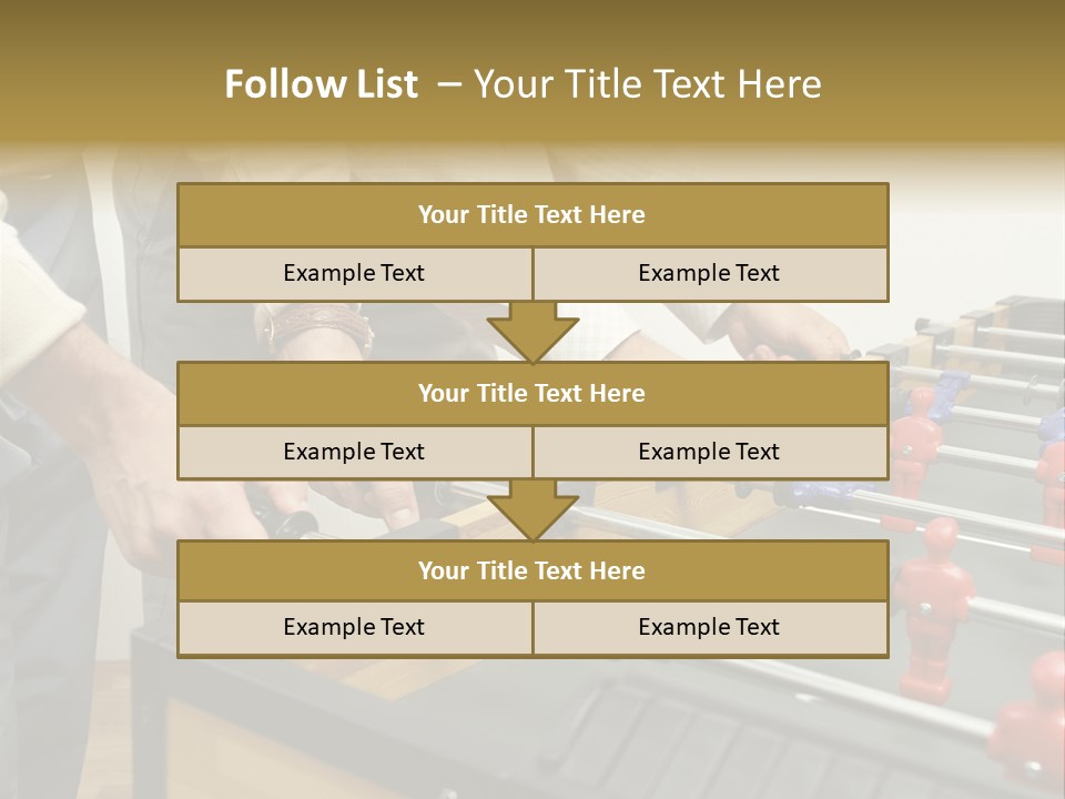 Positive Playing Wallmurals PowerPoint Template
