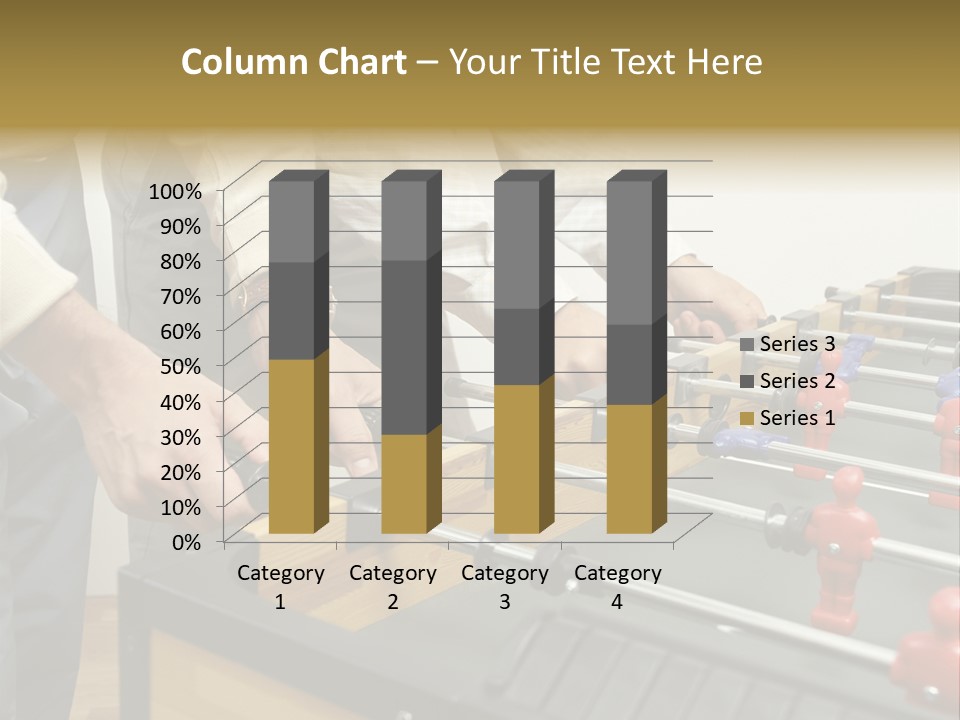 Positive Playing Wallmurals PowerPoint Template