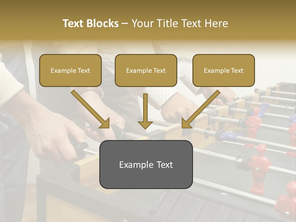 Positive Playing Wallmurals PowerPoint Template