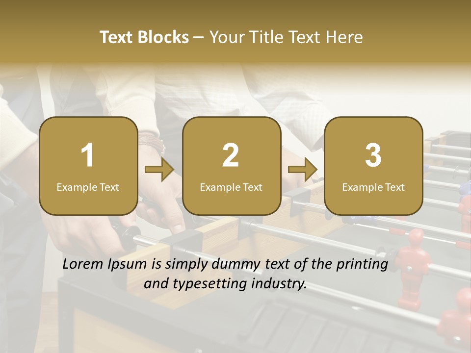 Positive Playing Wallmurals PowerPoint Template