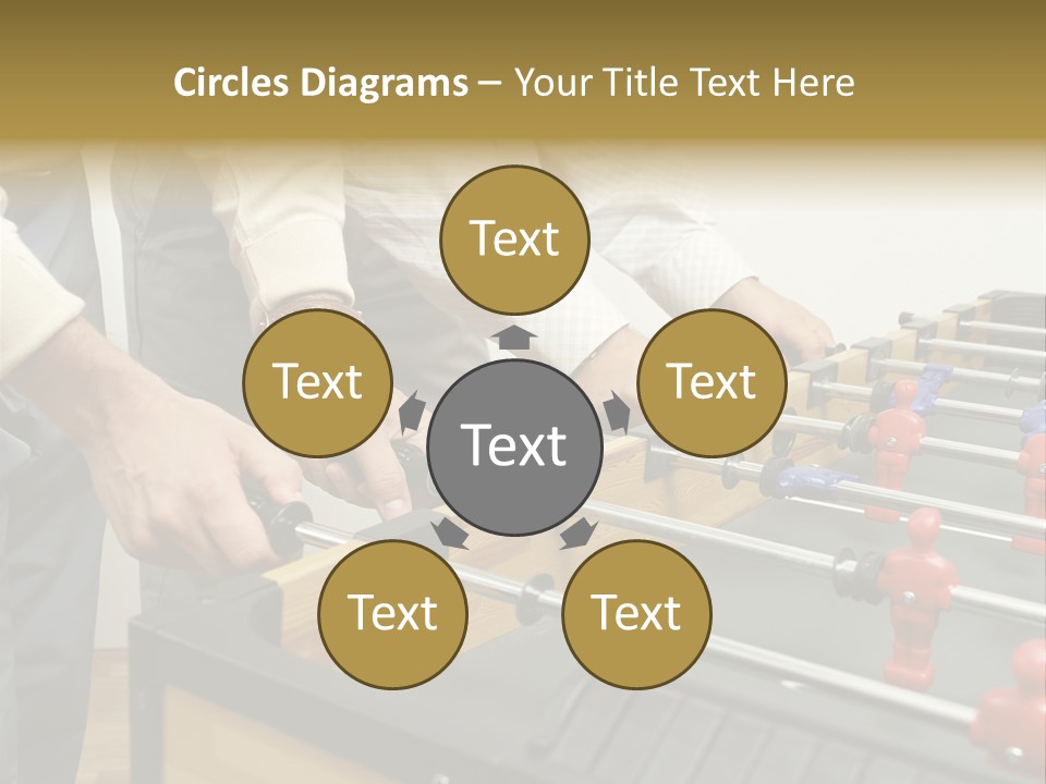 Positive Playing Wallmurals PowerPoint Template