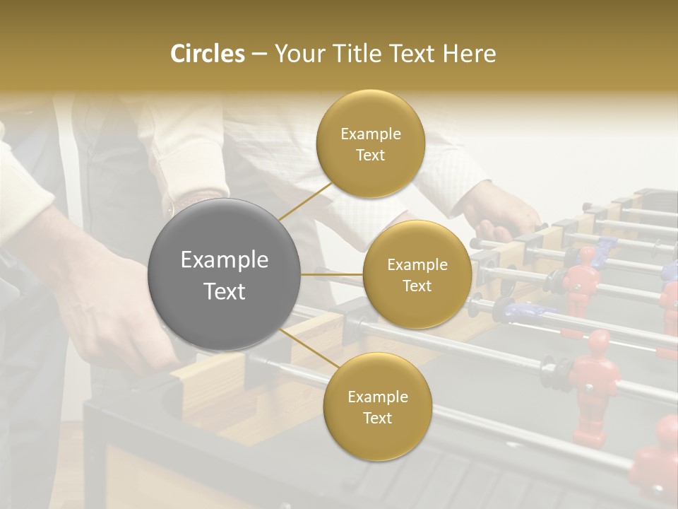 Positive Playing Wallmurals PowerPoint Template
