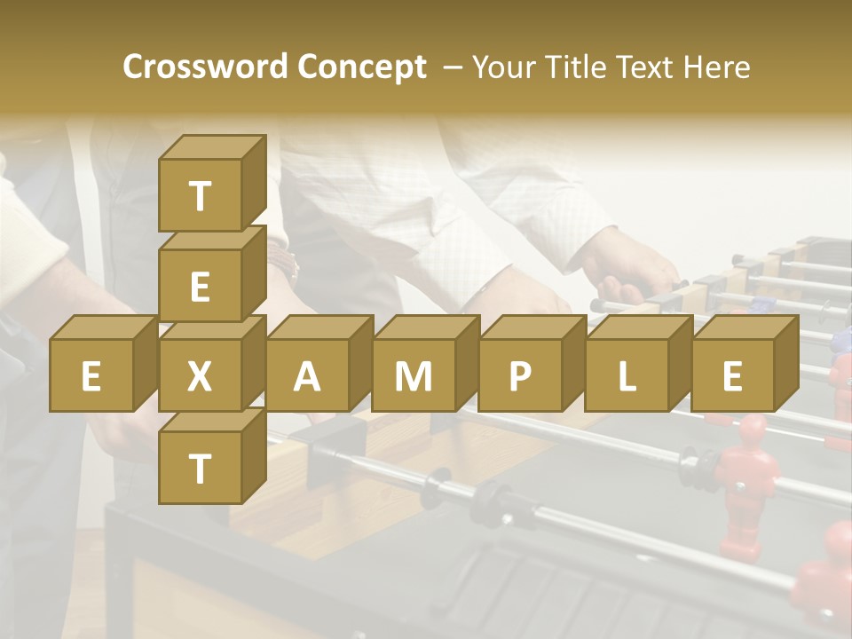 Positive Playing Wallmurals PowerPoint Template