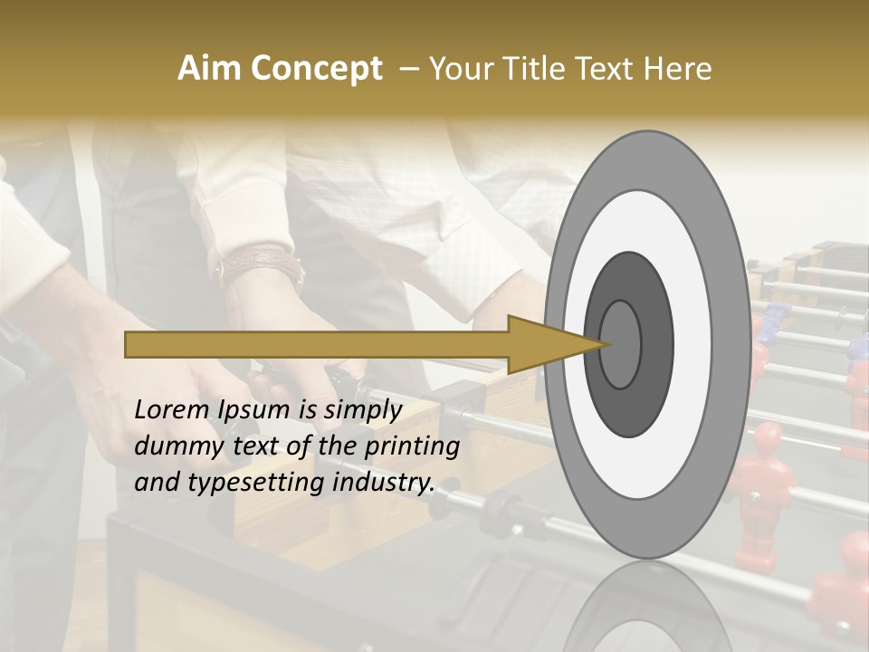 Positive Playing Wallmurals PowerPoint Template