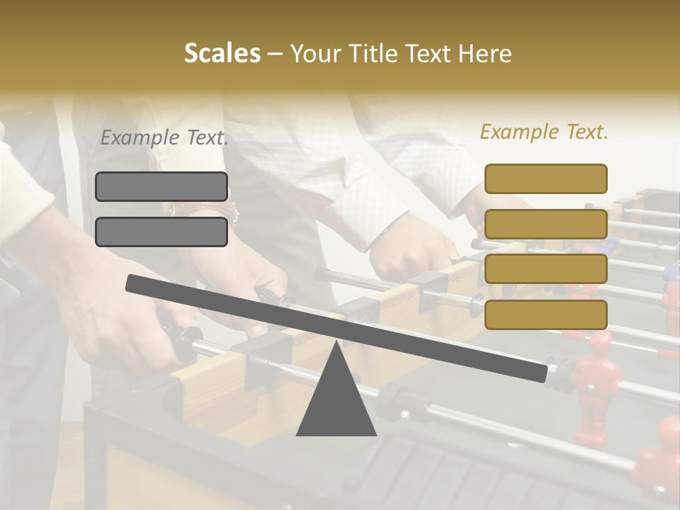 Positive Playing Wallmurals PowerPoint Template