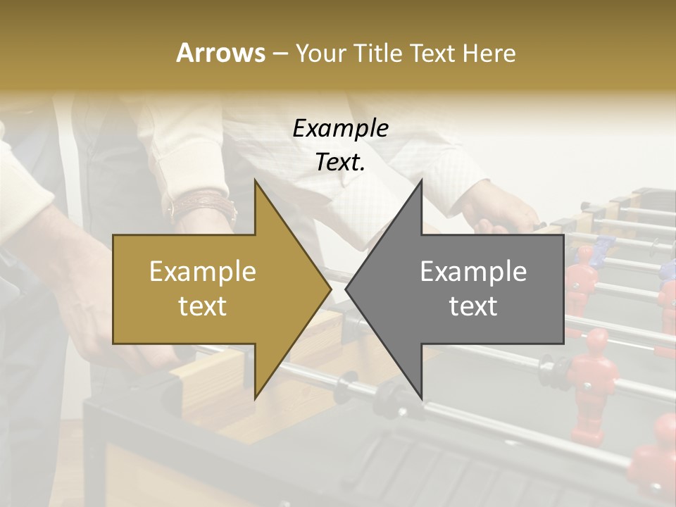 Positive Playing Wallmurals PowerPoint Template
