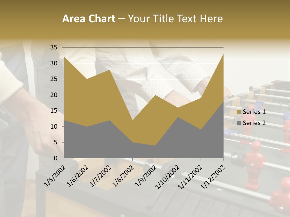 Positive Playing Wallmurals PowerPoint Template
