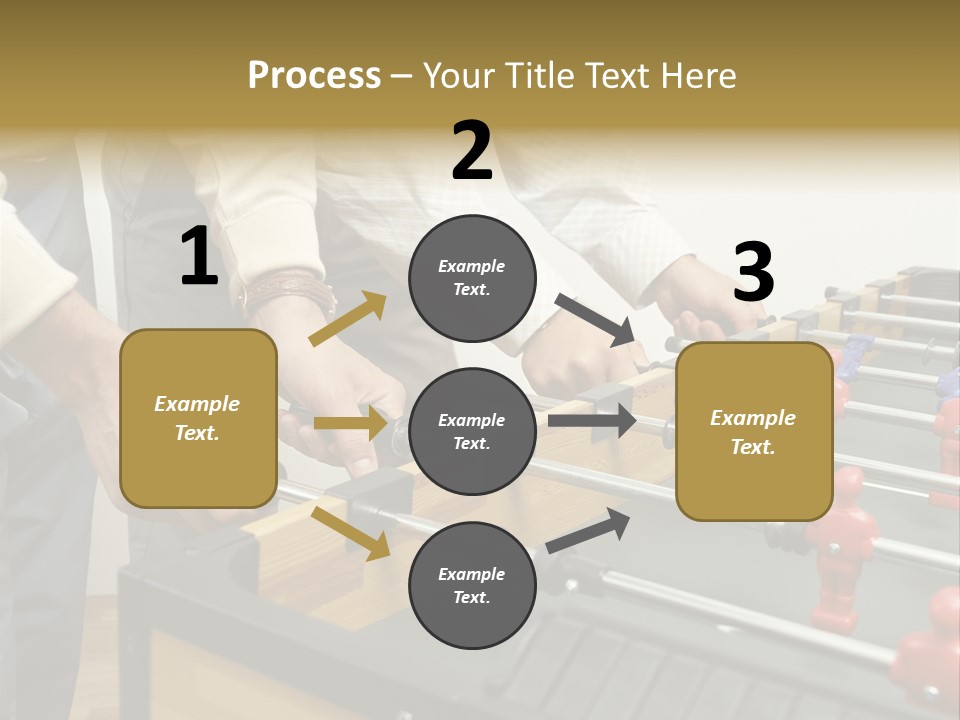 Positive Playing Wallmurals PowerPoint Template