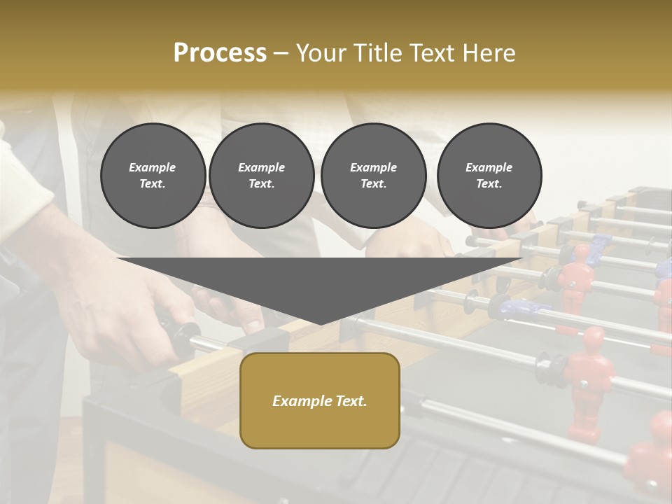 Positive Playing Wallmurals PowerPoint Template