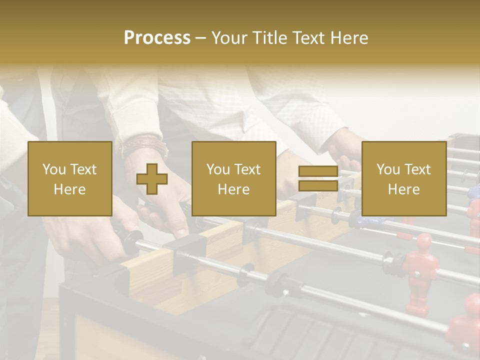 Positive Playing Wallmurals PowerPoint Template