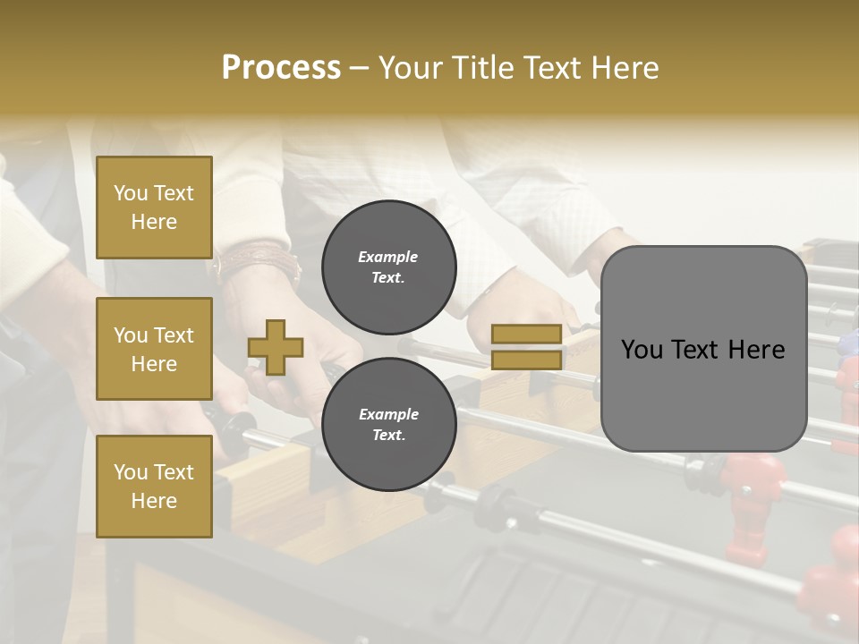 Positive Playing Wallmurals PowerPoint Template