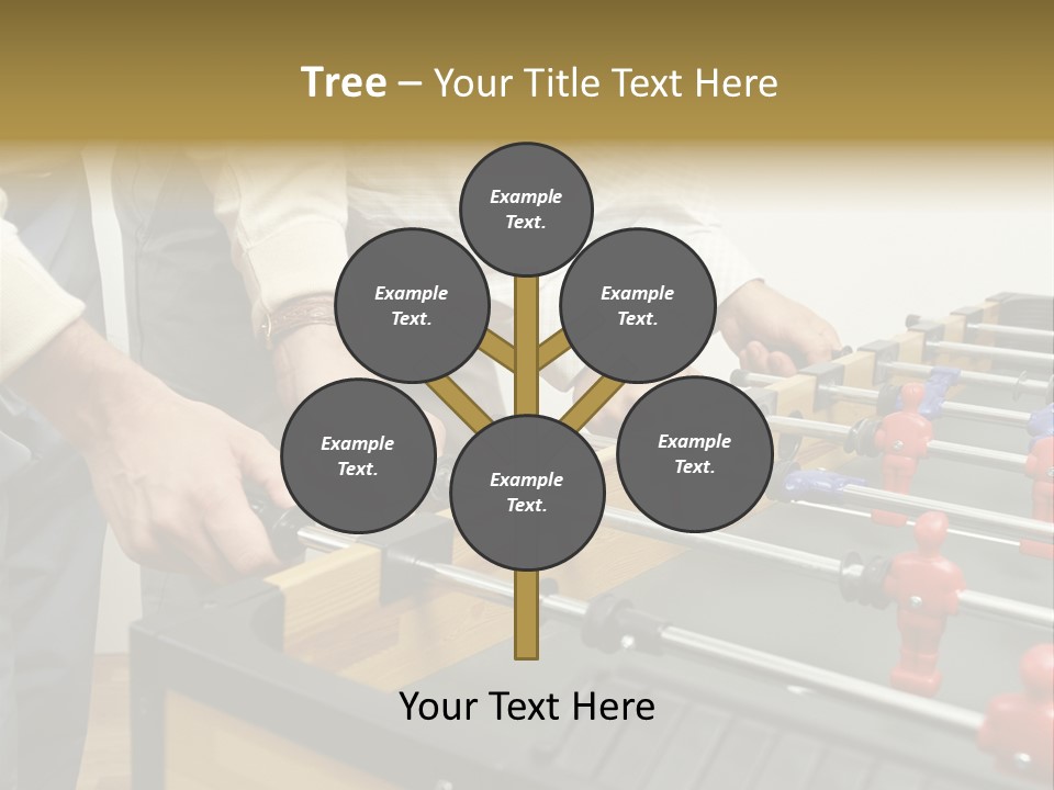 Positive Playing Wallmurals PowerPoint Template