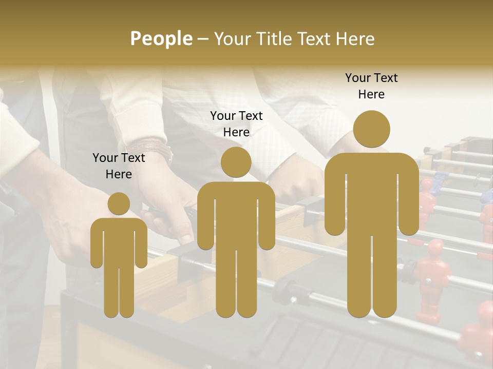 Positive Playing Wallmurals PowerPoint Template