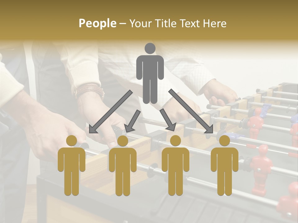 Positive Playing Wallmurals PowerPoint Template