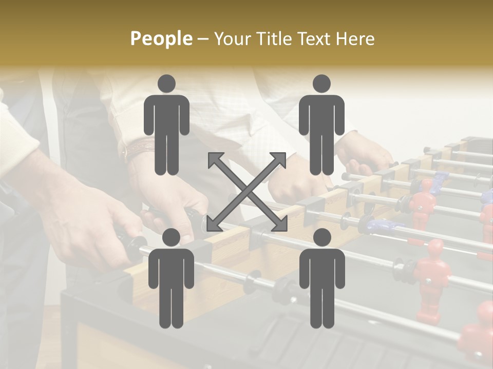 Positive Playing Wallmurals PowerPoint Template