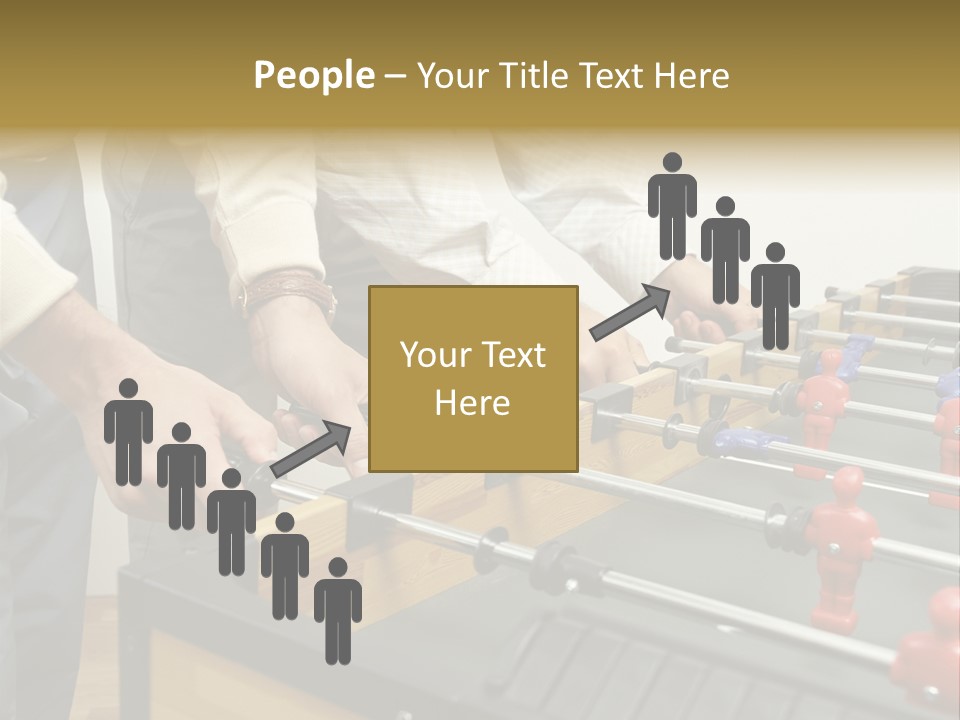 Positive Playing Wallmurals PowerPoint Template