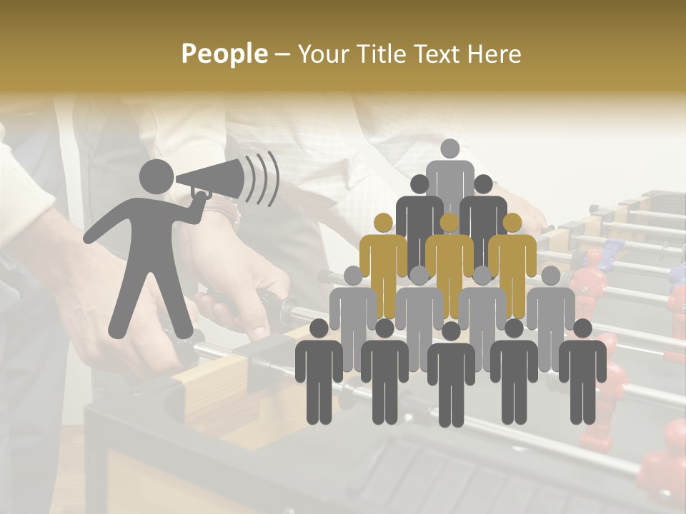 Positive Playing Wallmurals PowerPoint Template