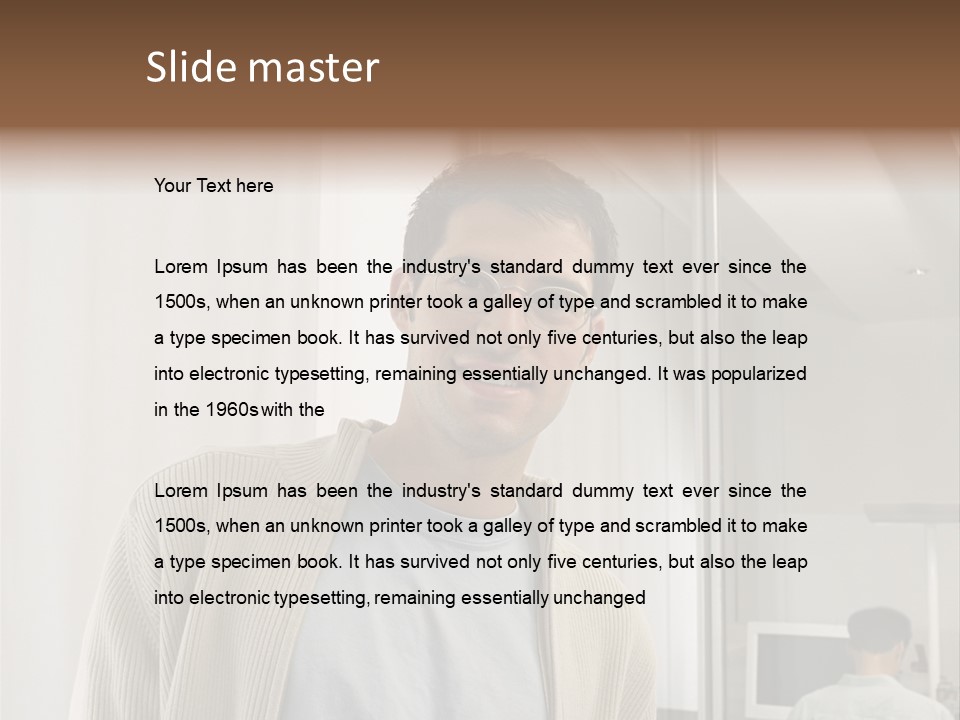 Young Royaltyfreephoto Royaltyfree PowerPoint Template