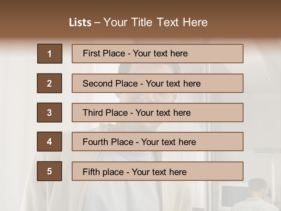 Young Royaltyfreephoto Royaltyfree PowerPoint Template