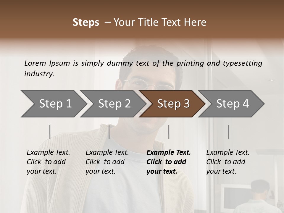 Young Royaltyfreephoto Royaltyfree PowerPoint Template