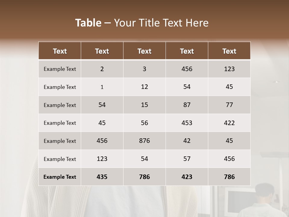 Young Royaltyfreephoto Royaltyfree PowerPoint Template