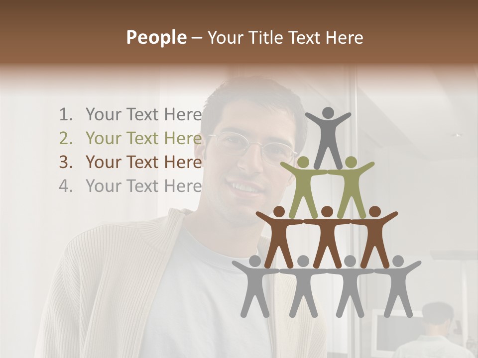 Young Royaltyfreephoto Royaltyfree PowerPoint Template