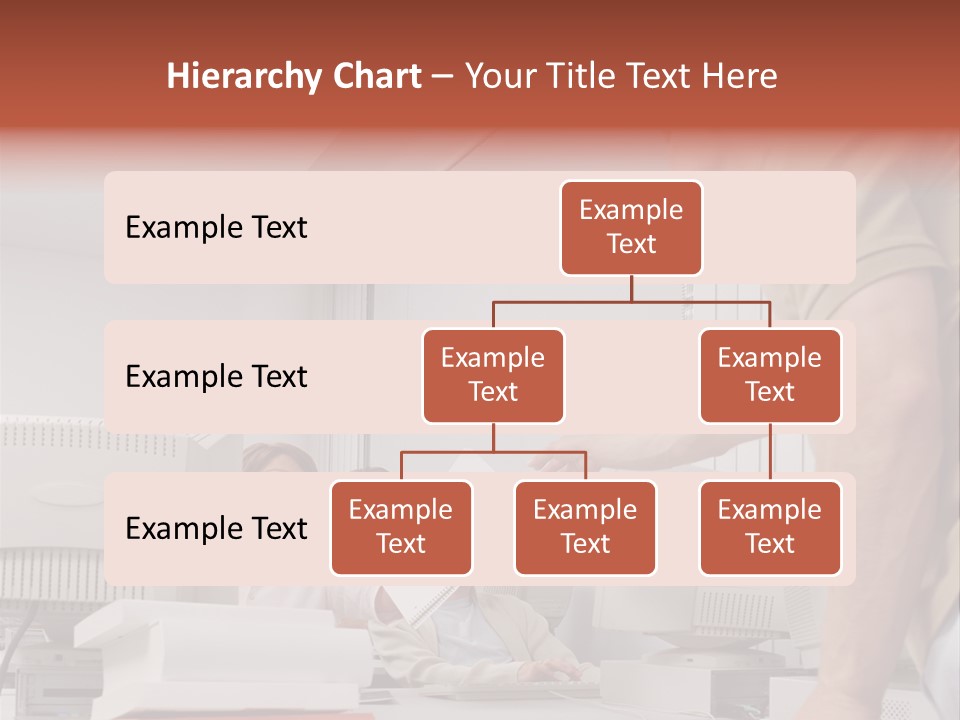 Document Sitting Picture PowerPoint Template