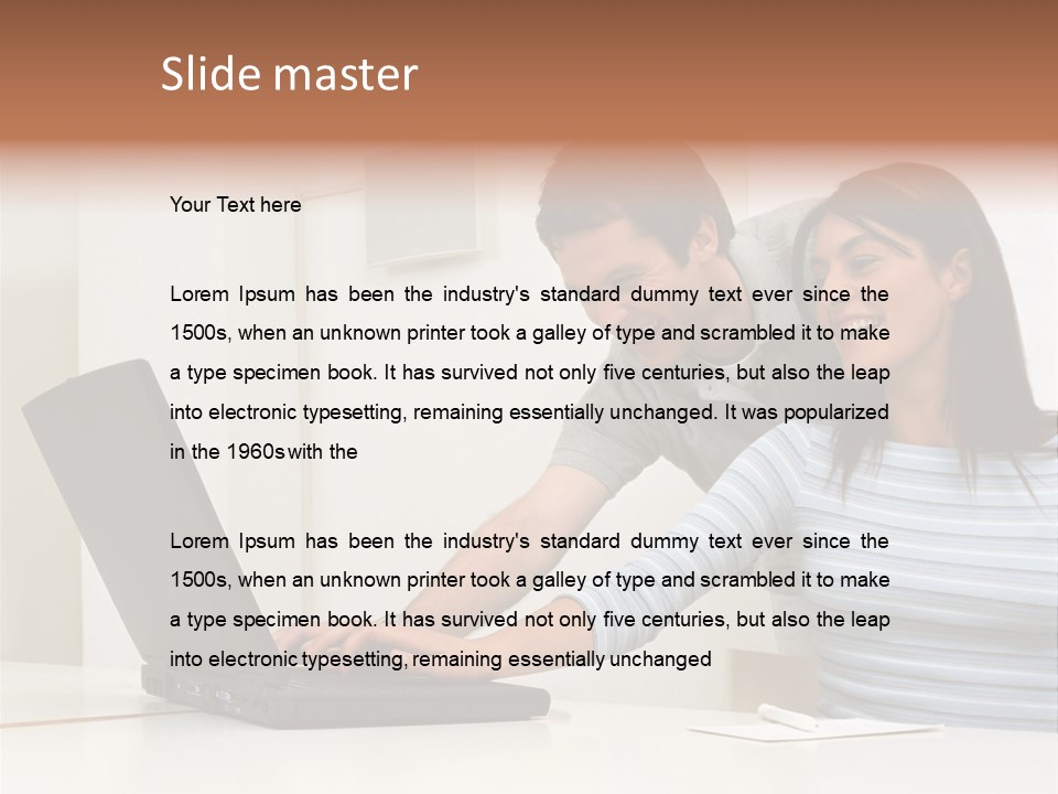 Graphic Typing Royaltyfree PowerPoint Template